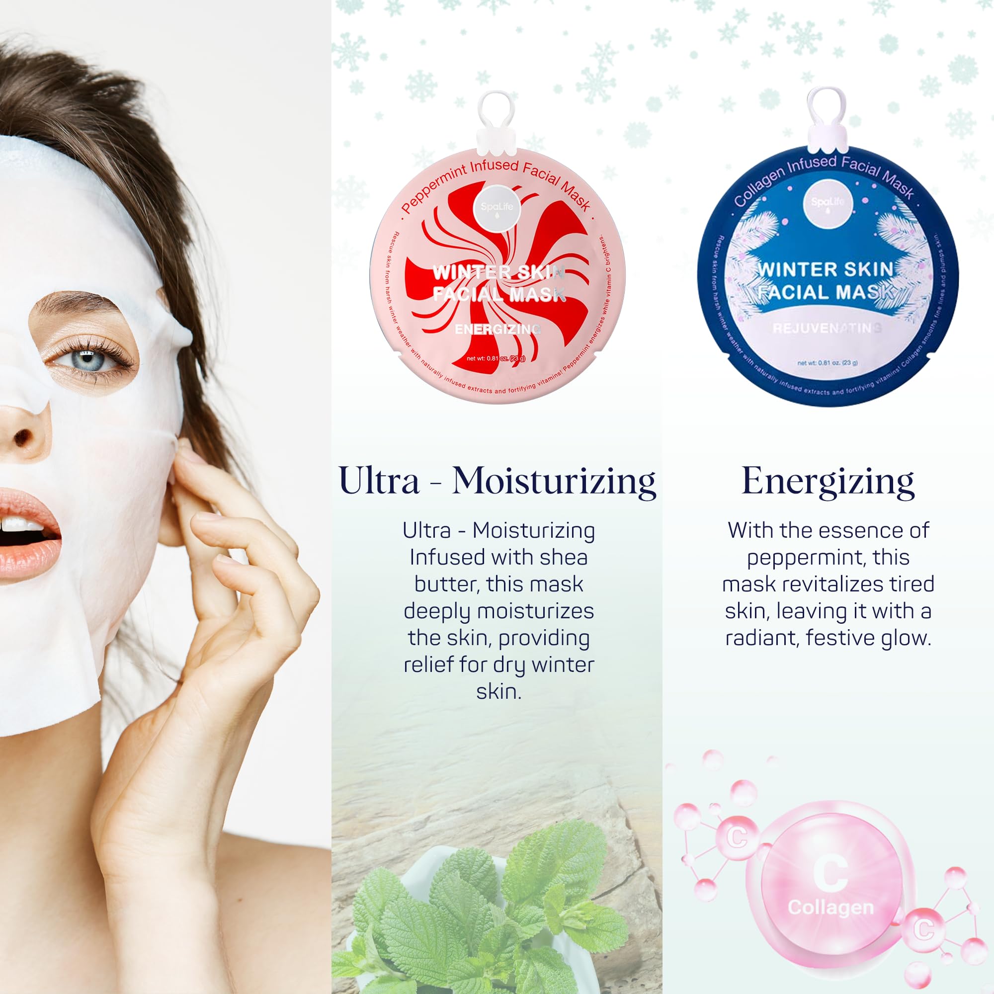 SpaLife Winter Skin Shea Butter mask provides deep hydration
