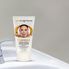 SpaScriptions Turmeric Tea Tree ingredients highlight natural clarifying action
