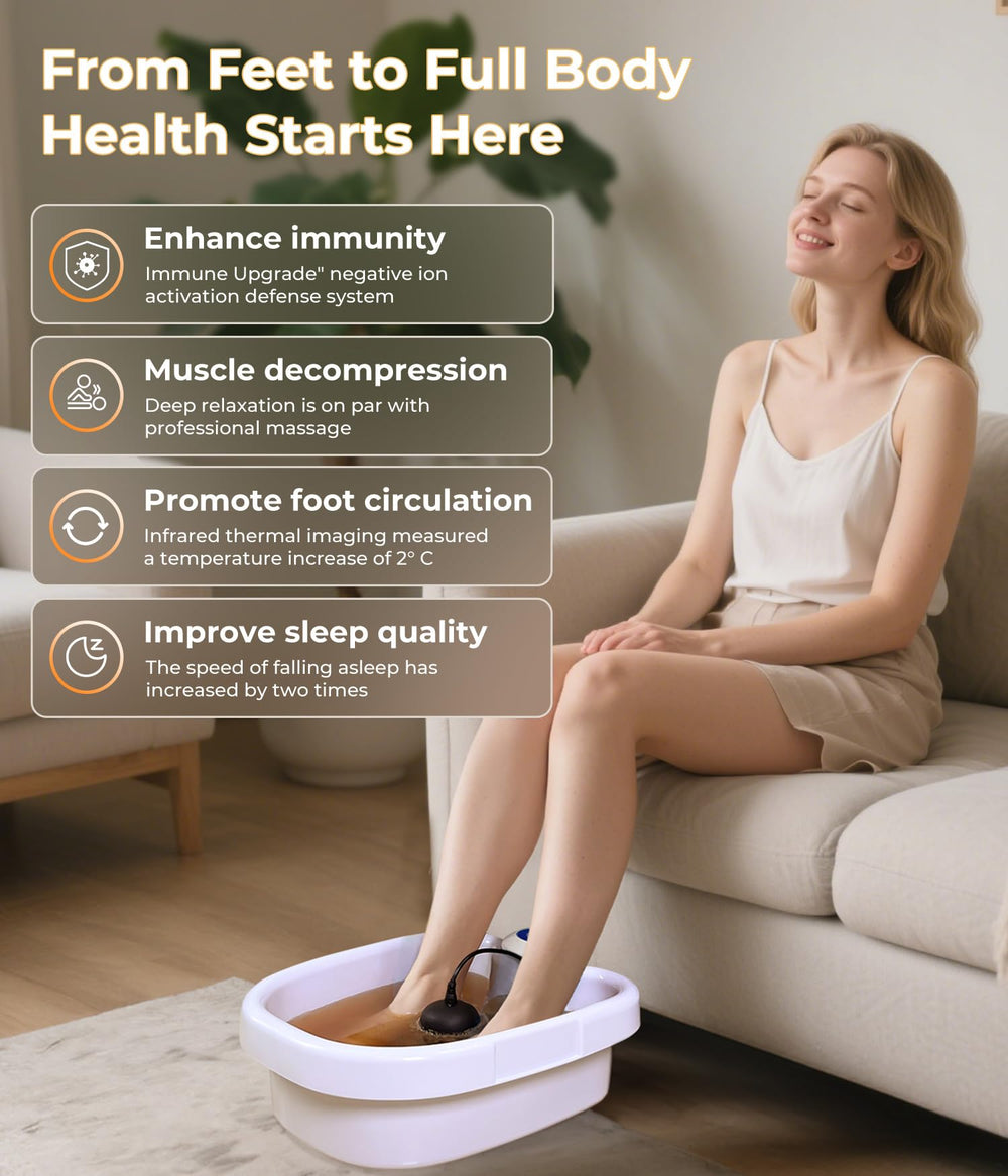 SPATOES Negative-ion detox supports soothing circulation and relaxation