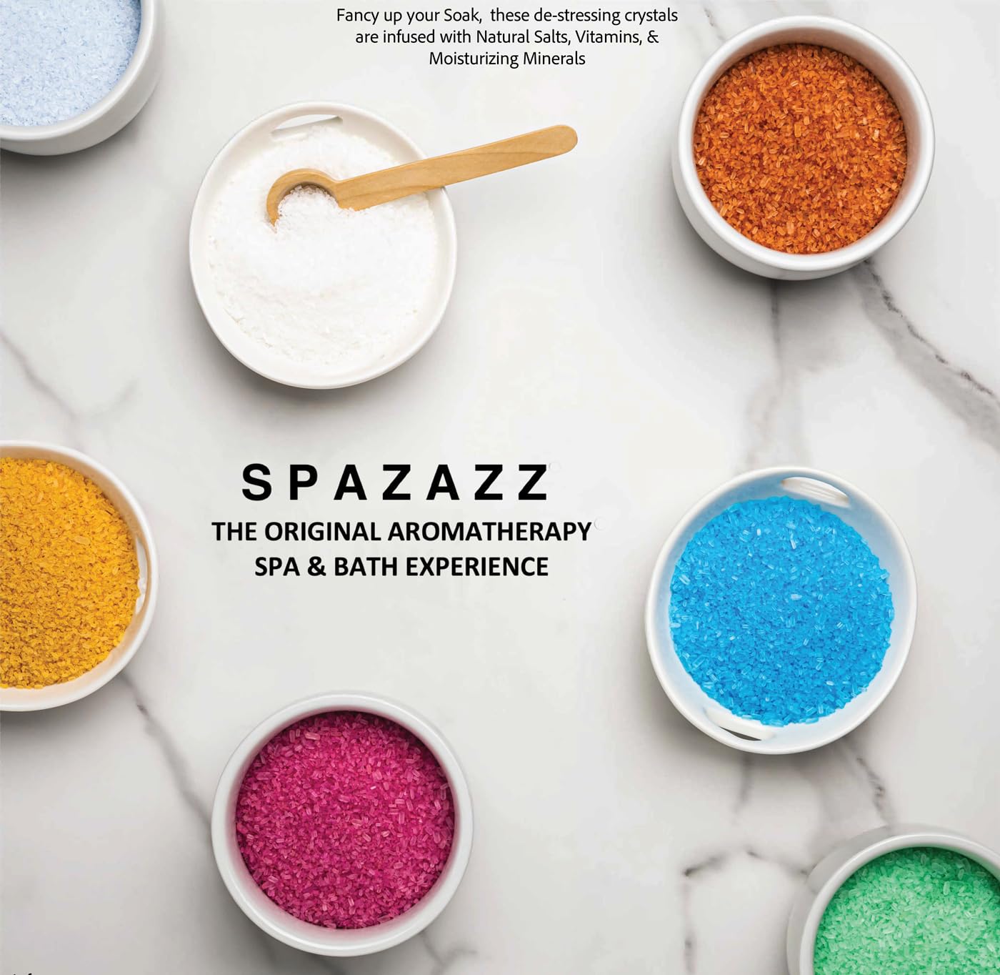 Spazazz Escape USA-made label on the product packaging.