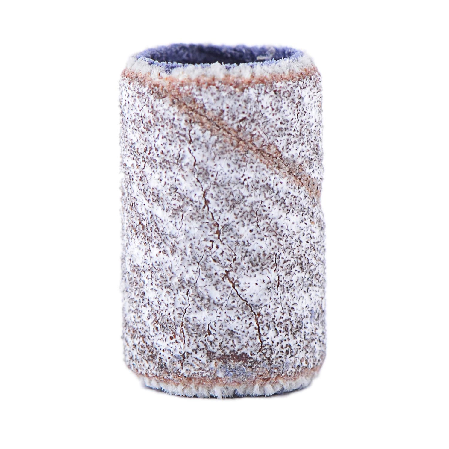 SpeTool zebra-design sanding bands demonstrate natural and artificial nail shaping in action