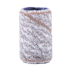 SpeTool zebra-design sanding bands demonstrate natural and artificial nail shaping in action