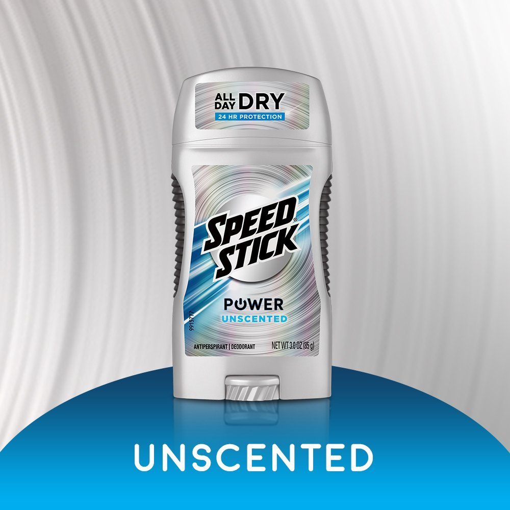 Speed Stick application underarm demonstration for quick-dry protection