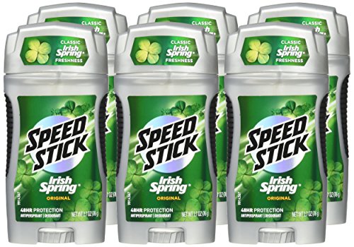 Speed Stick Irish Spring Original application demonstrates quick, mess-free use for workouts