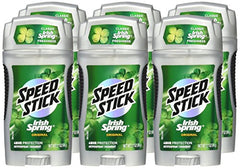 Speed Stick Irish Spring Original application demonstrates quick, mess-free use for workouts
