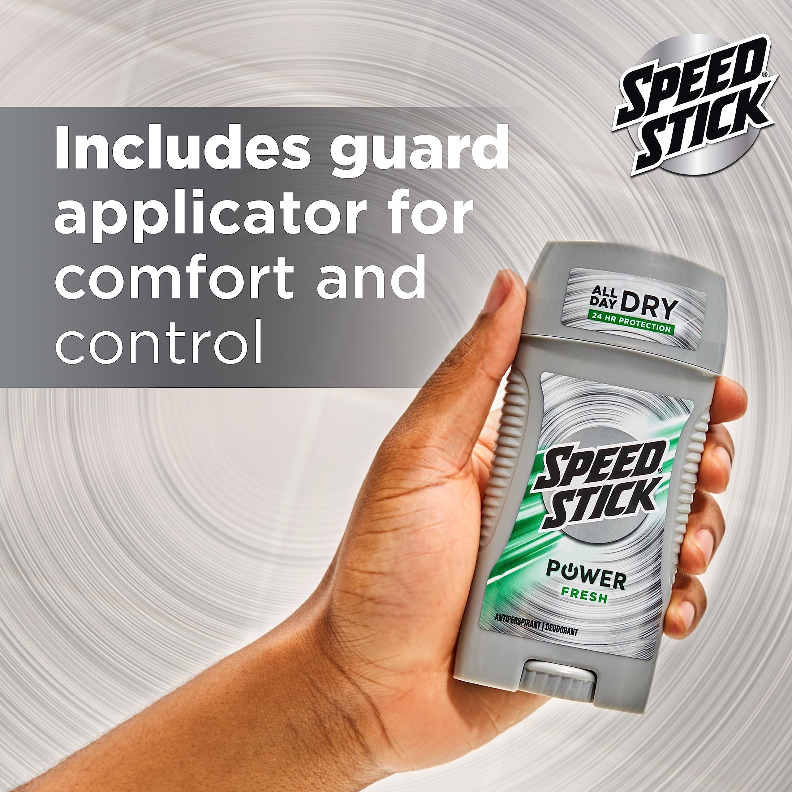 Speed Stick Men's Deodorant Fresh comfortable guard for smooth application.