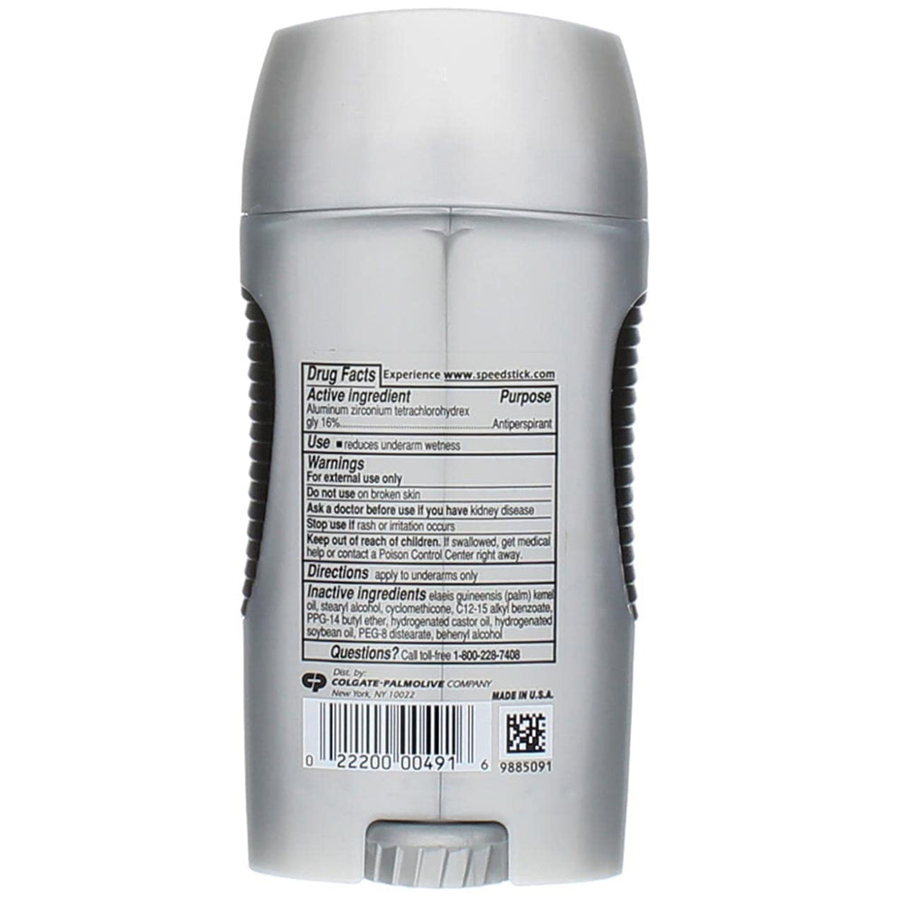 Speed Stick Power 3oz stick profile shows compact, travel-friendly size for on-the-go protection.