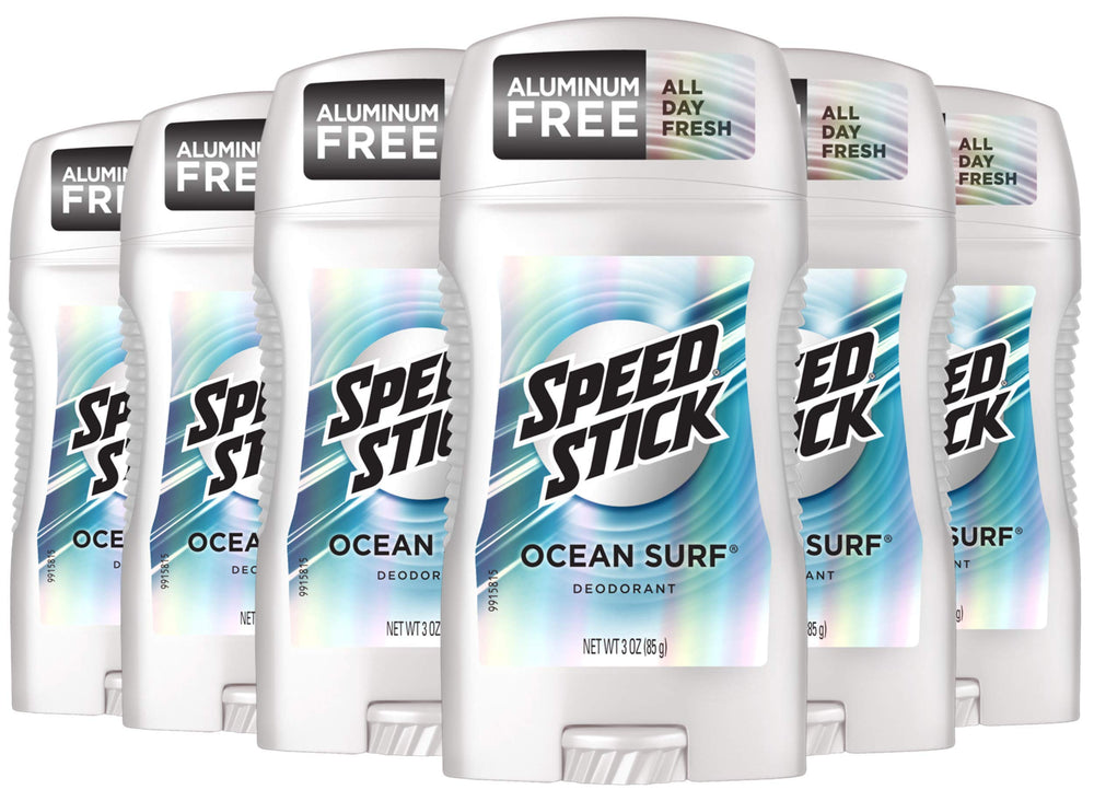Speed Stick Ocean Surf deodorant application showing smooth glide for all-day freshness.