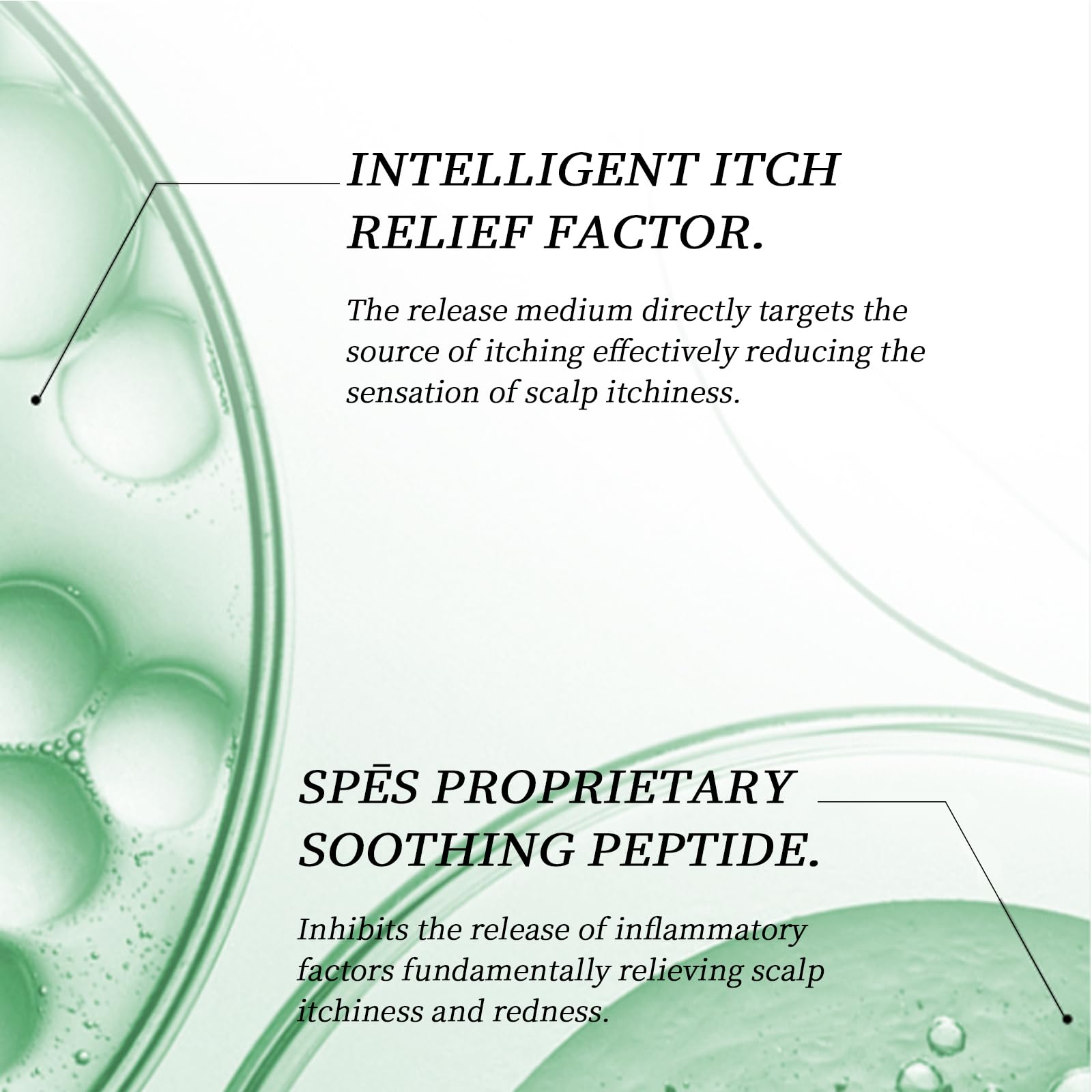 Spes Dry Shampoo Second Generation gel leaves no residue on hair.