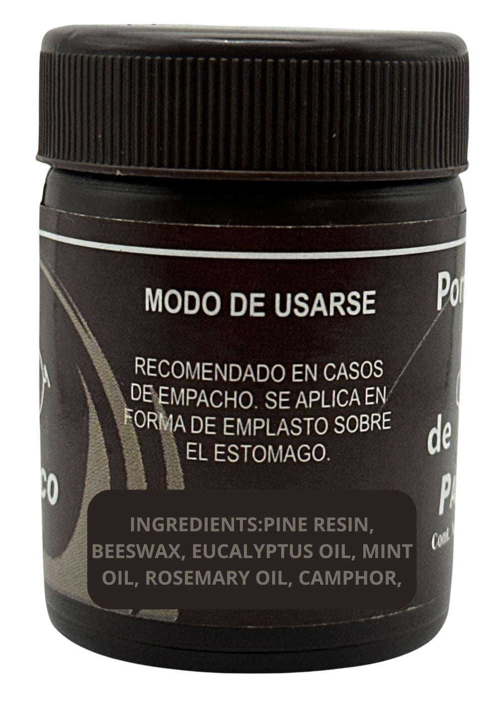 Spinen Pomada Pan Puerco texture on skin demonstrates soothing, softening comfort.