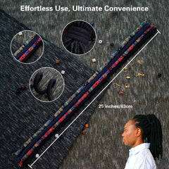 Spiral Lock Hair Tie colorful dread ties multi displays vibrant color options and versatility.