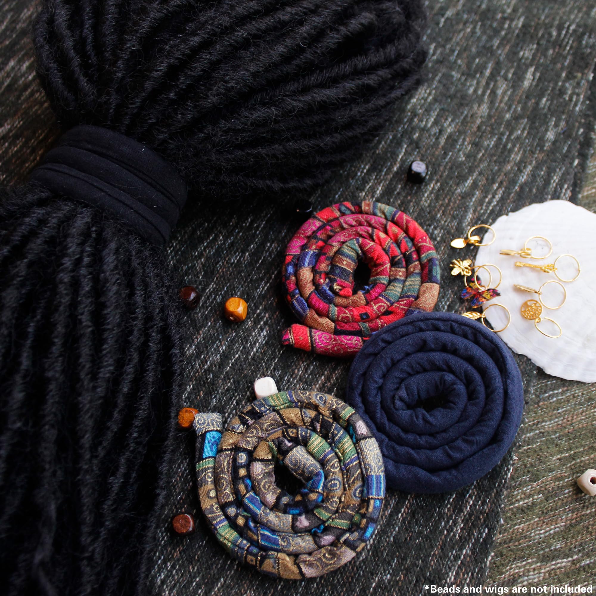 Spiral Lock Hair Tie secure hold on dreadlocks during workouts and daily activities.