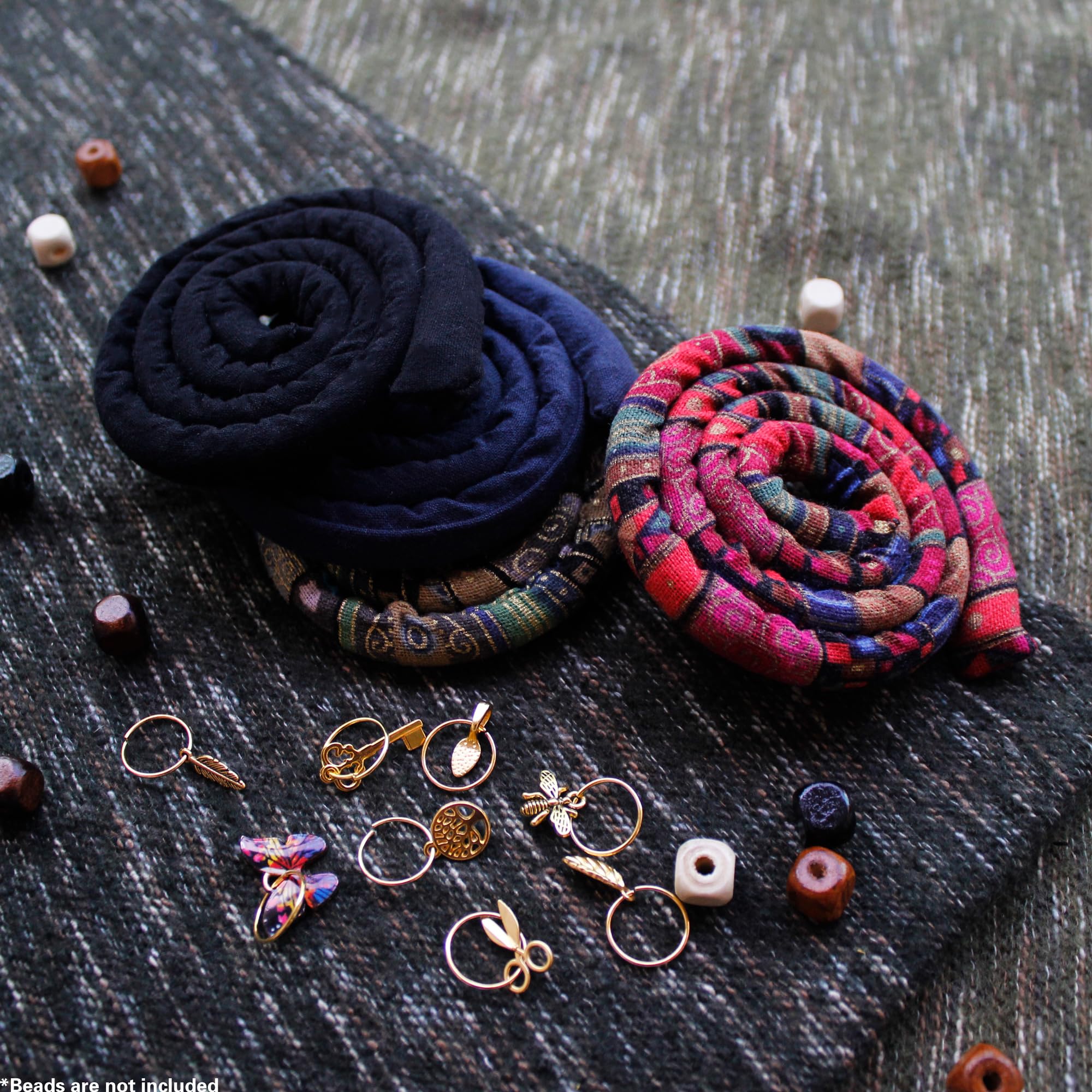 Spiral Lock Hair Tie soft handmade material highlights comfort during long wear.