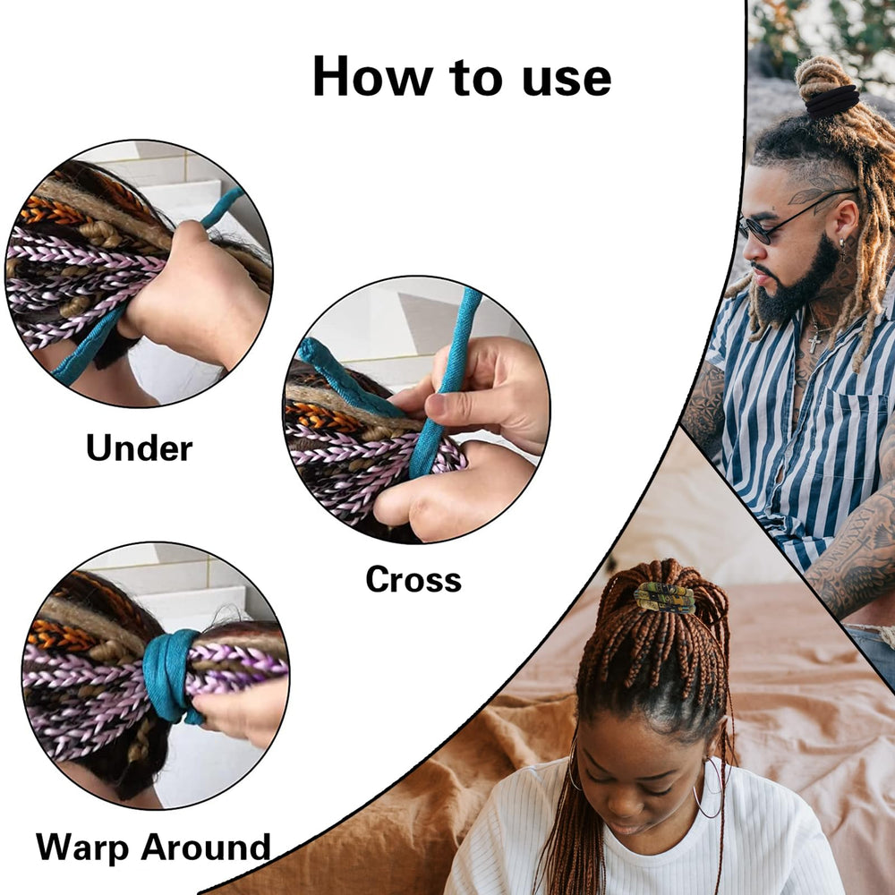 Spiral Lock Hair Tie for women and men, a versatile dreadlock accessory.