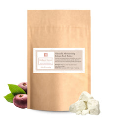 SpirZon Kokum Butter sealed bag shows easy storage for cosmetics.