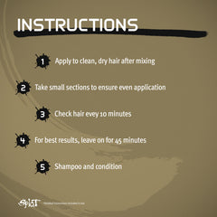 Splat Complete Shampoo included to balance hair after bleaching