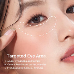 SPODARE caffeine eye cream targets dark circles and discoloration gently