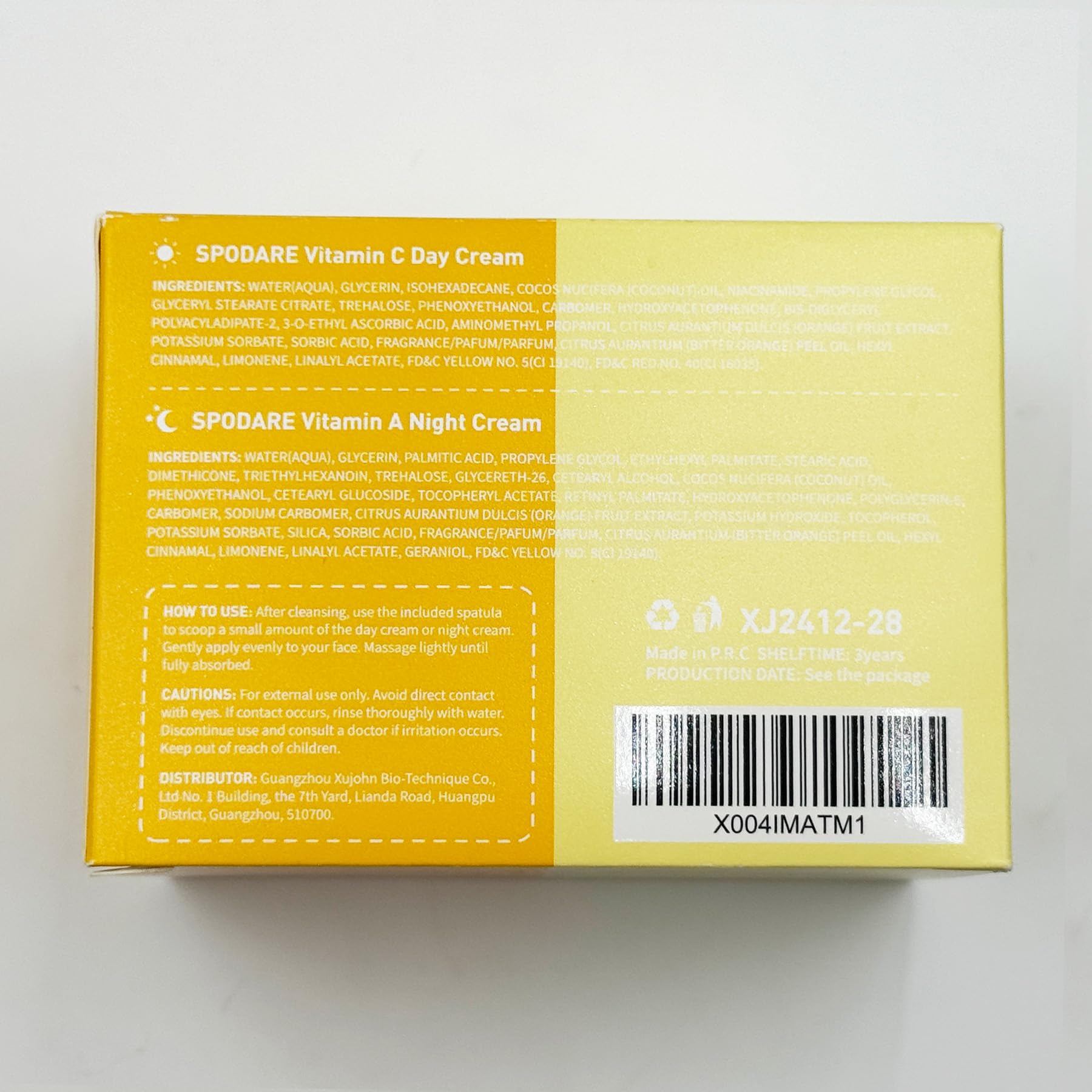 SPODARE Travel-friendly packaging ready for on-the-go anti-aging care