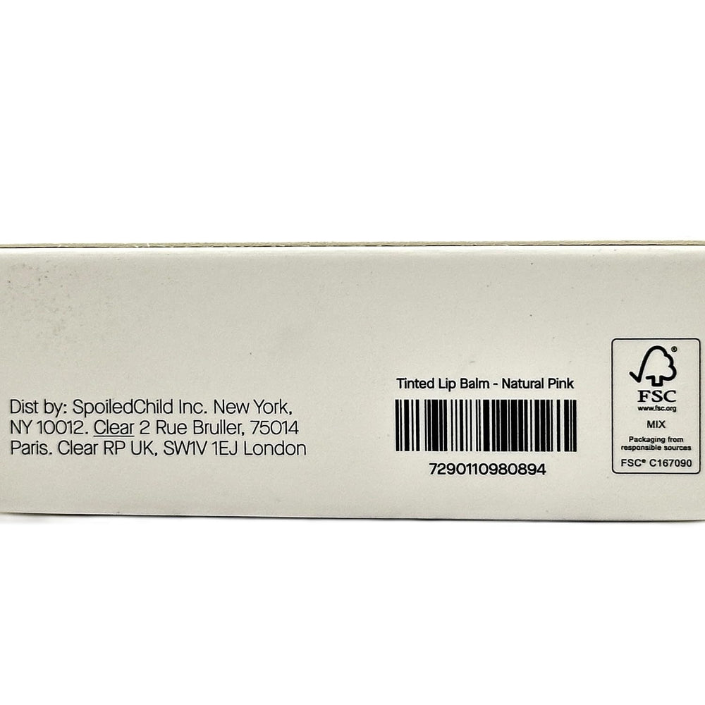 SpoiledChild conditioning lip balm plum product shot communicates luxury lip nourishment.