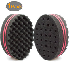 SPONG firmer-foam twist sponge helps define curls with less breakage.