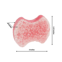 Spongables Pedi Scrub dual-textured surface demonstrates exfoliation and cleansing action