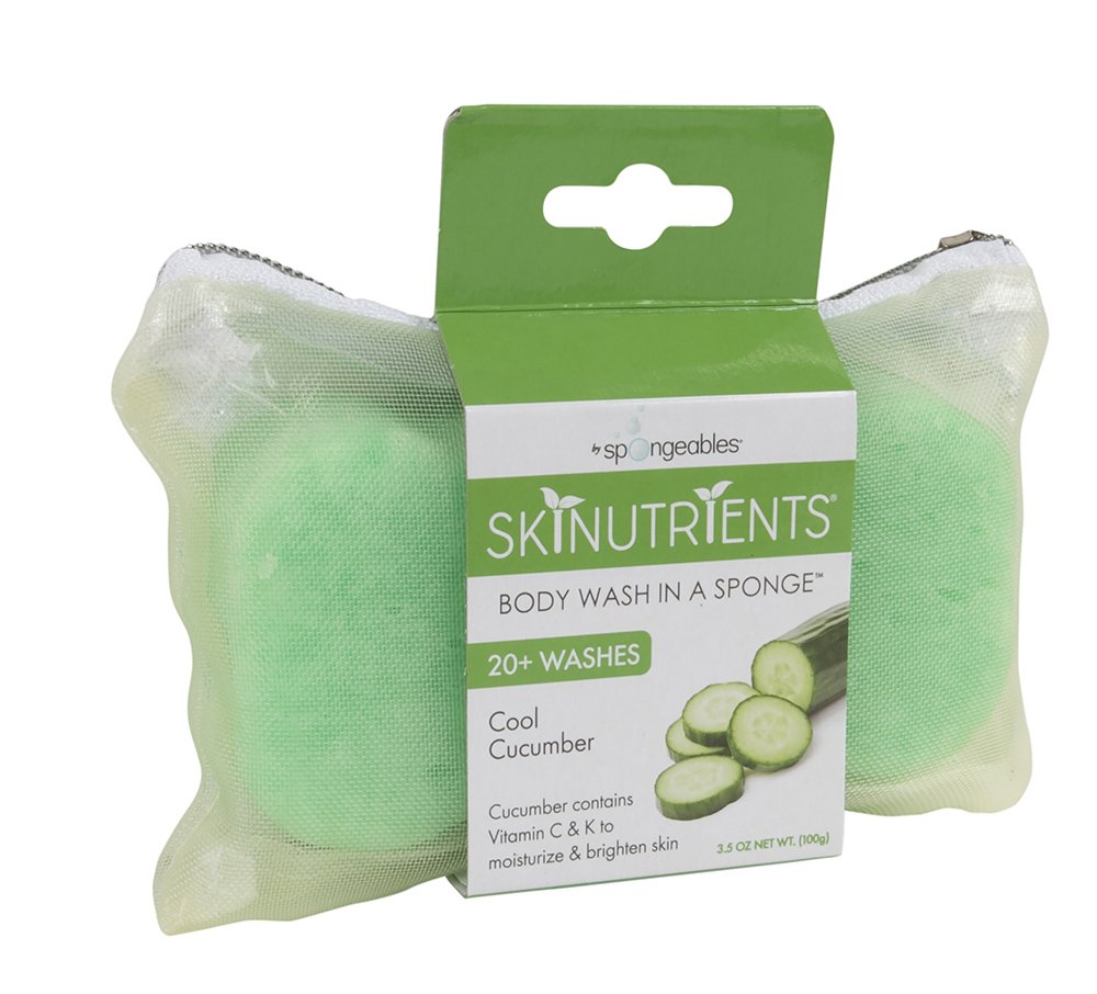 Spongeables 3-count pack highlights a convenient multi-sponge kit for mornings