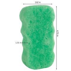 Spongeables body wash sponge close-up demonstrates soap-in-sponge convenience