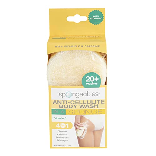 Spongeables dual-textured sponge cellulite-side for massage and exfoliation