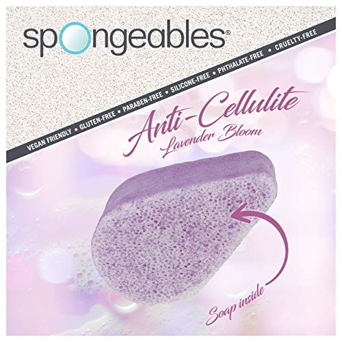 Spongeables lavender-scented sponge offers spa-like daily use and moisturizing benefits.