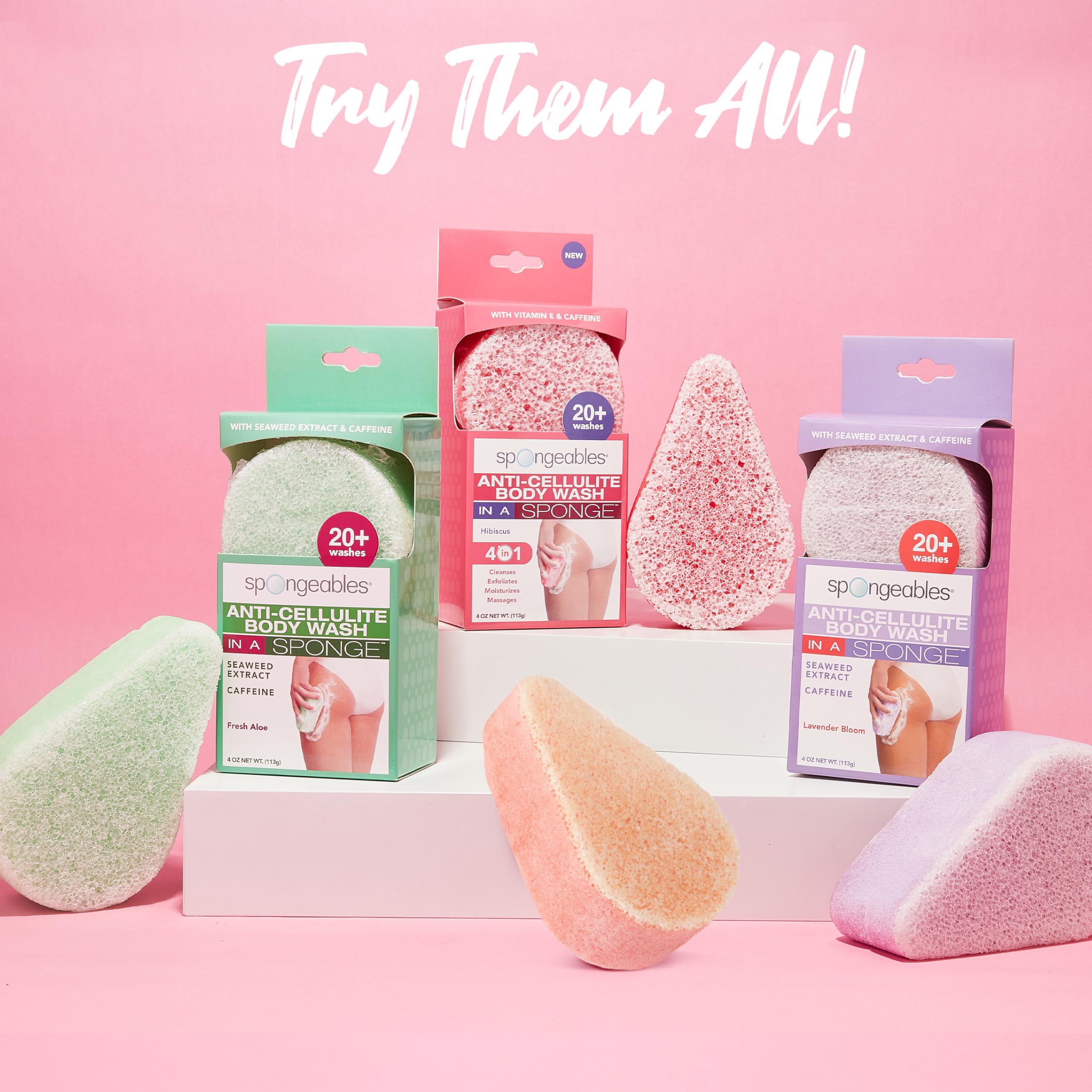 Spongeables Pedi Scrub Sponge dry storage preserves freshness between uses.