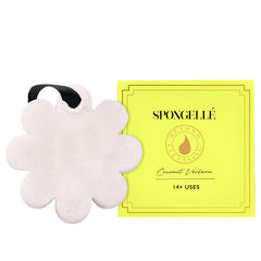Spongellé Coconut Verbena Wild Flower Buffer Box shows spa packaging for infused cleansing.