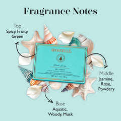 Foam lather from Beach Grass Pedi Buffer demonstrates luxurious cleansing