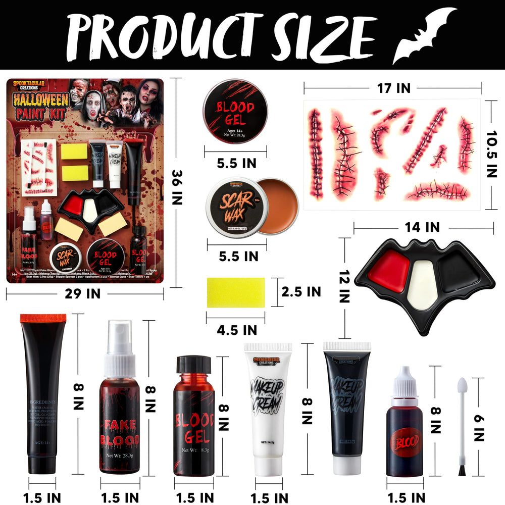 Spooktacular Creations blood gel closeup for bold, textured details.
