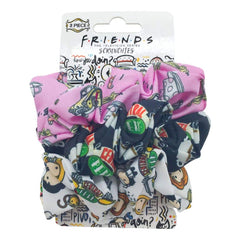 Spoontiques Friends Scrunchies pack features trendy chic design for stylish hairstyles and gifting