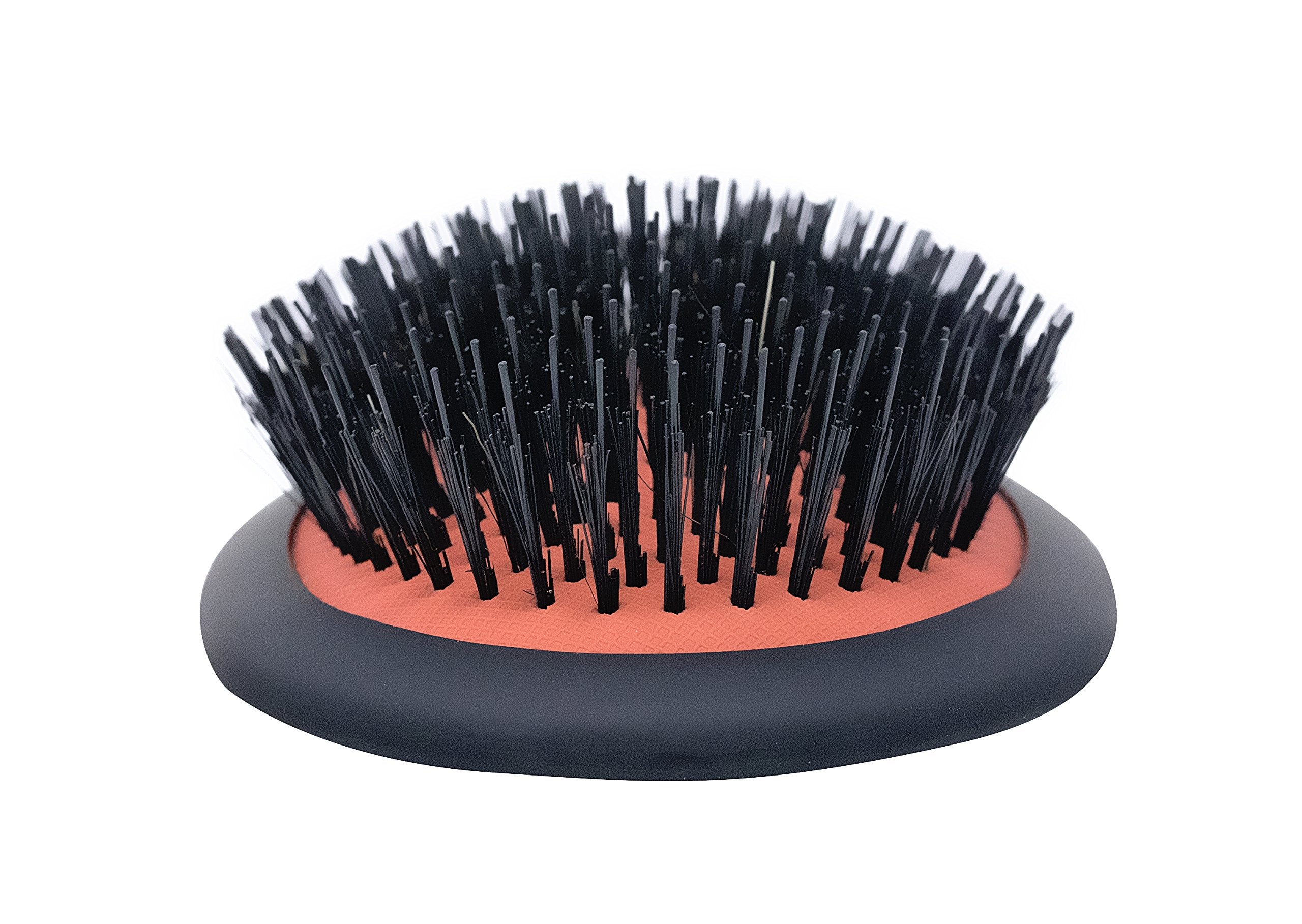 Spornette boar bristle brush vented cushion helps quick drying between uses