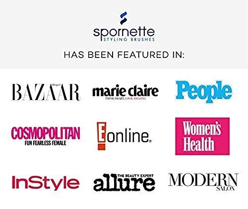 Spornette Double Stranded XL Round Brush creates waves and extra volume