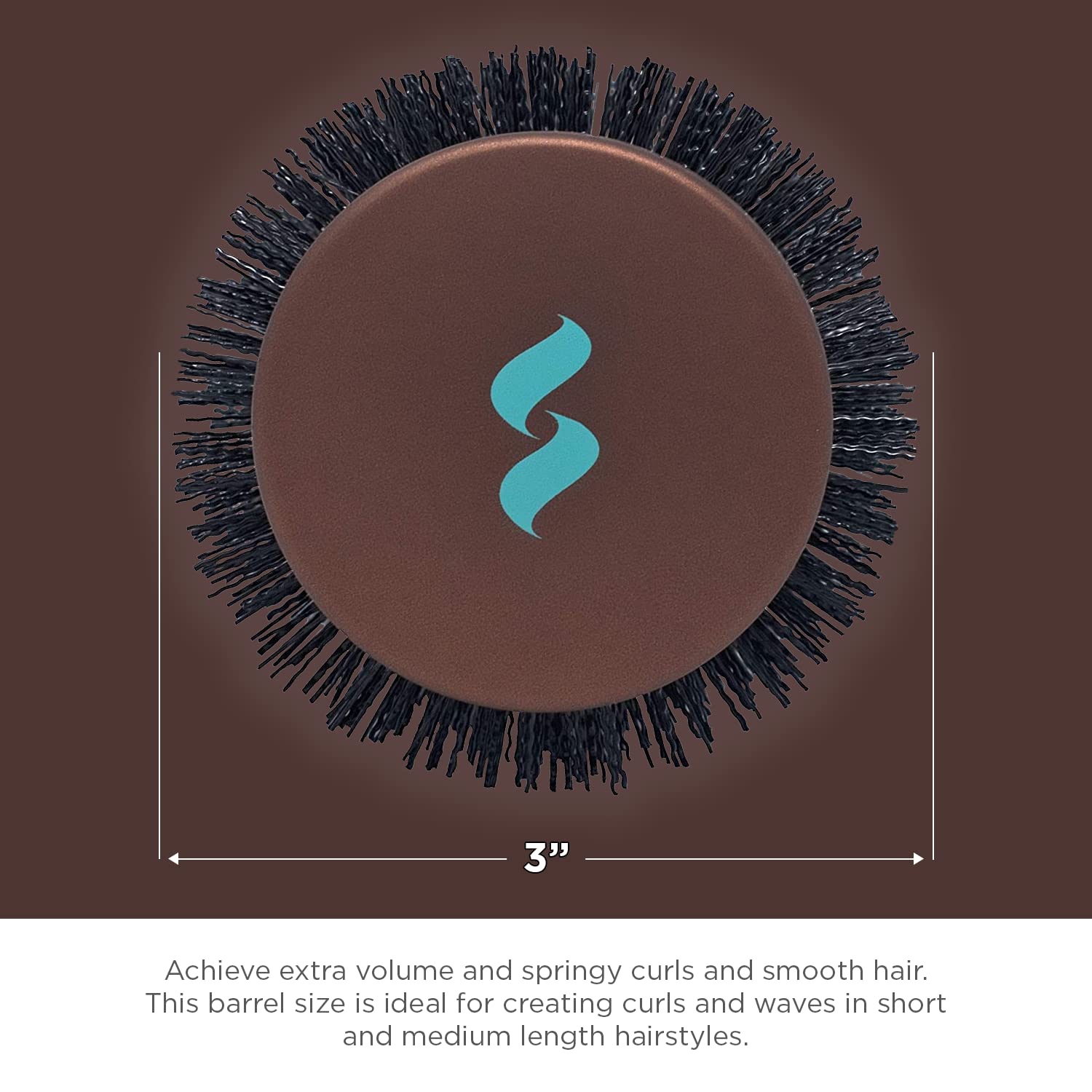 Spornette dual-function barrel dries and shapes hair in one pass.