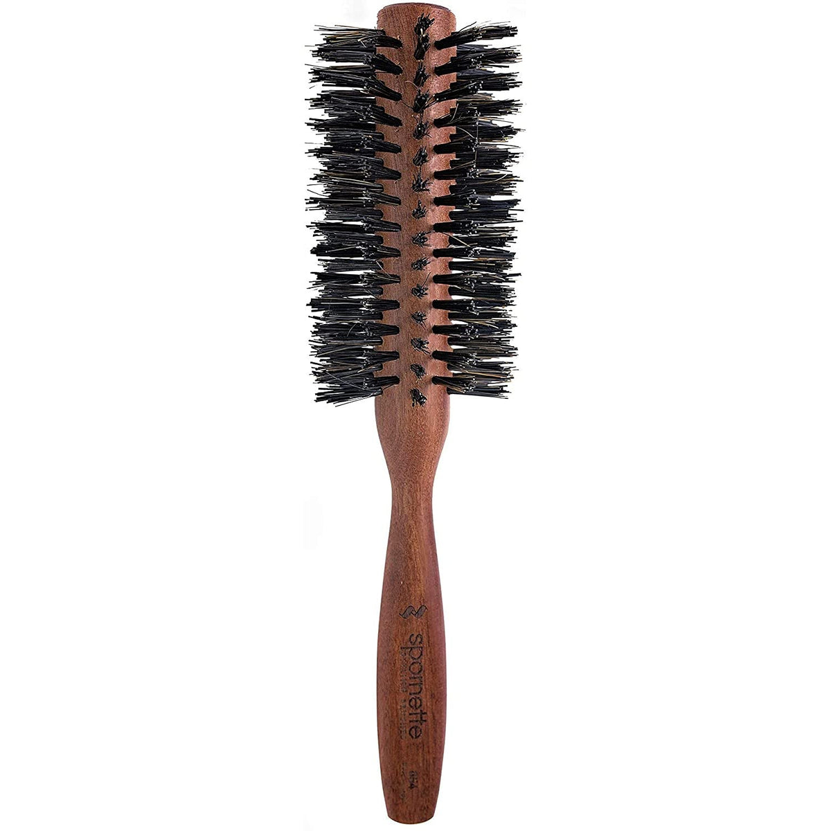 Spornette Italian Round Brush with wooden handle adds effortless blow drying and styling.