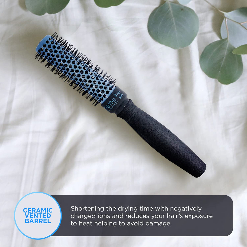 Spornette Prego ceramic vented barrel, even heat for faster drying and less frizz.