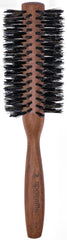 Spornette round brush root-volume boost lifts hair for fuller styles.