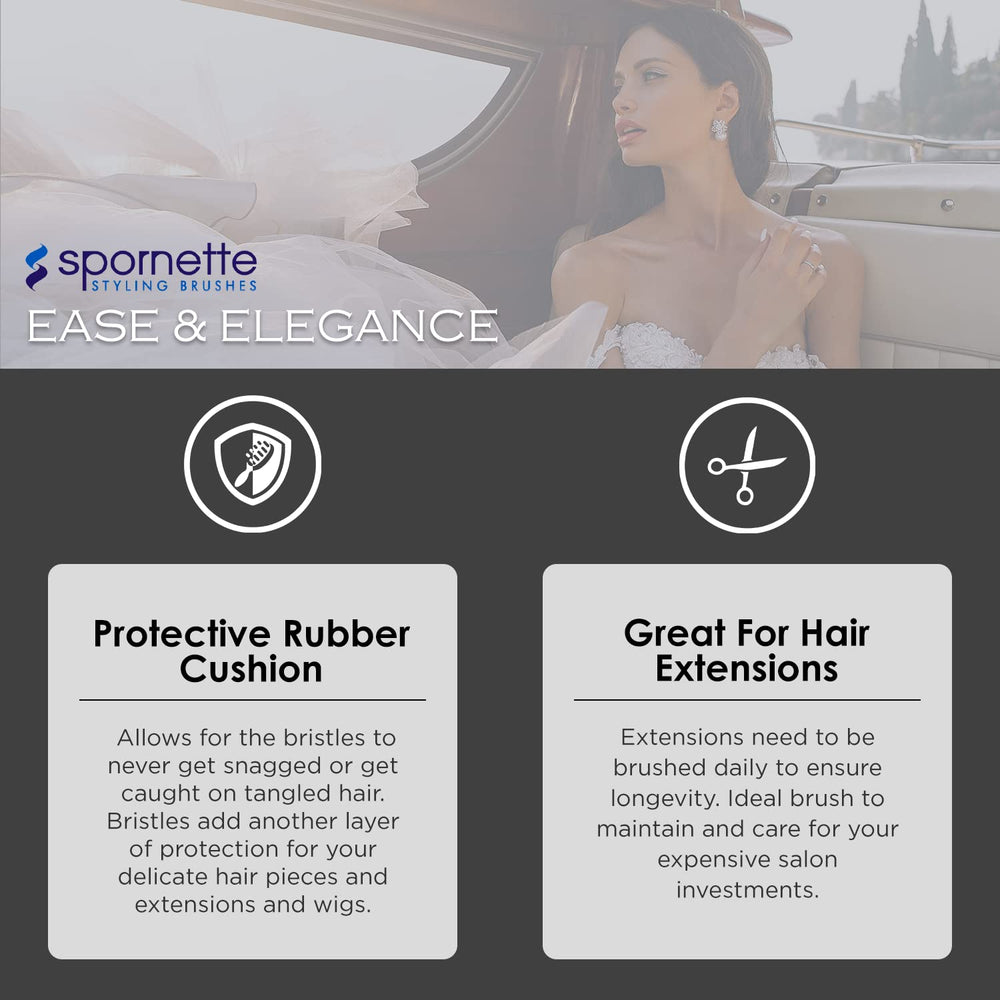 Spornette Super Looper brush extensions and weaves maintain smoothness
