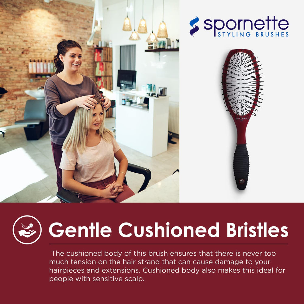Spornette Super Looper brush wig detangling supports extension care