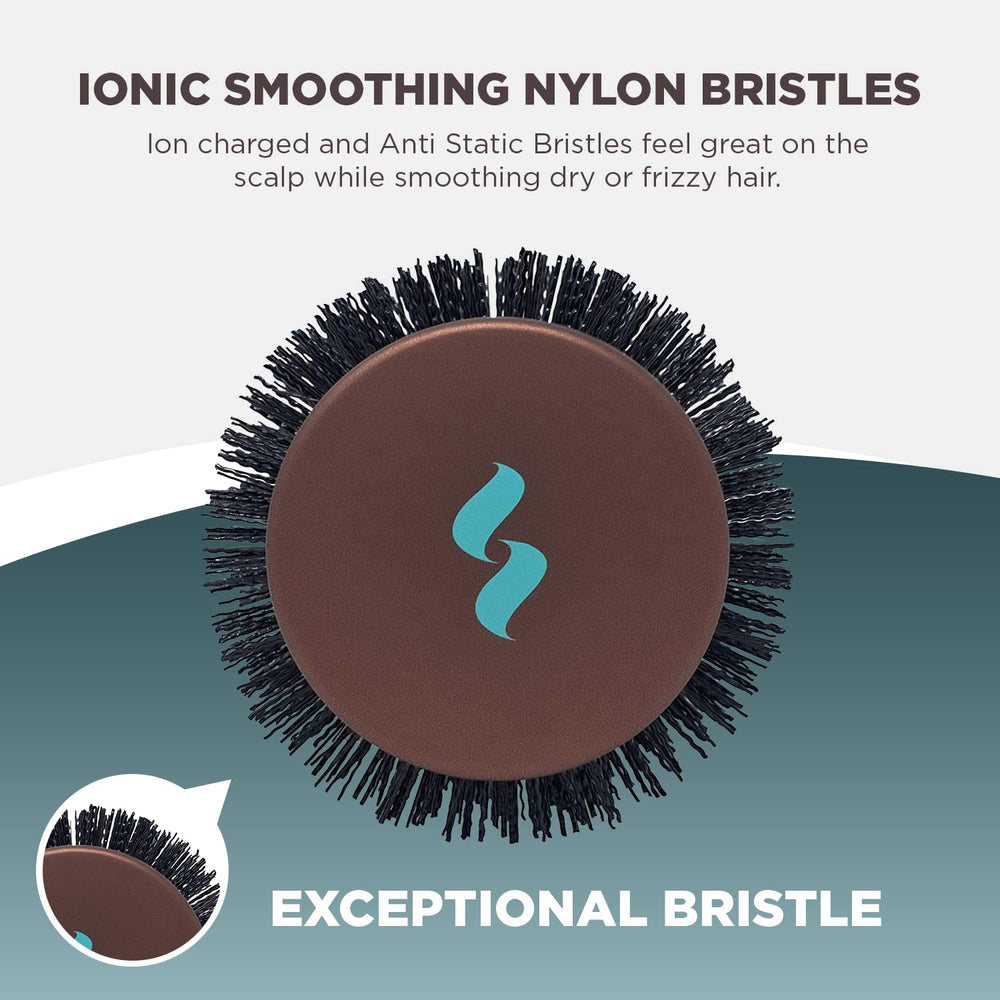 Spornette vented thermal barrel speeds drying with efficient airflow.