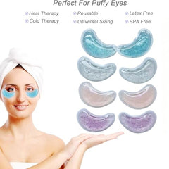 Sport Emblema reusable eye patches provide icy relief for dark circles.