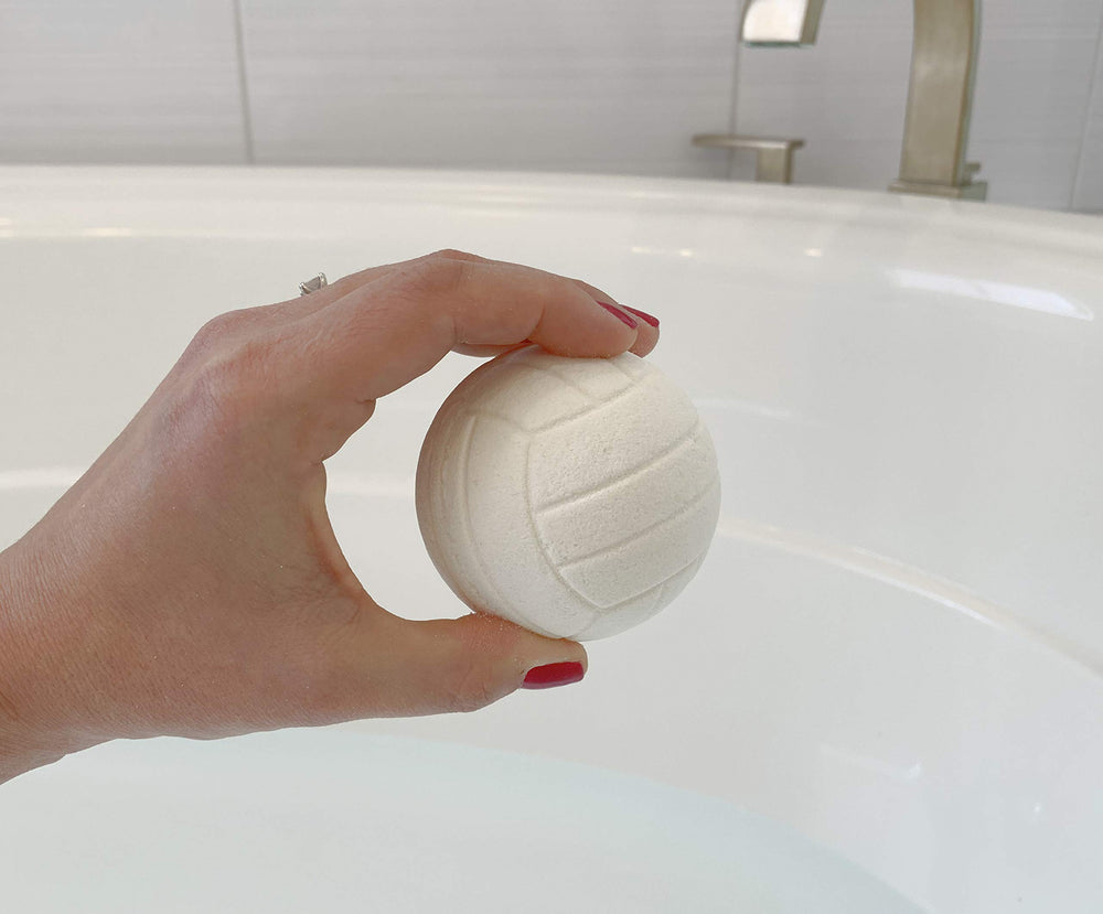 Sportigift bath bomb wrapped individually for gifting to coaches, players, or teammates.