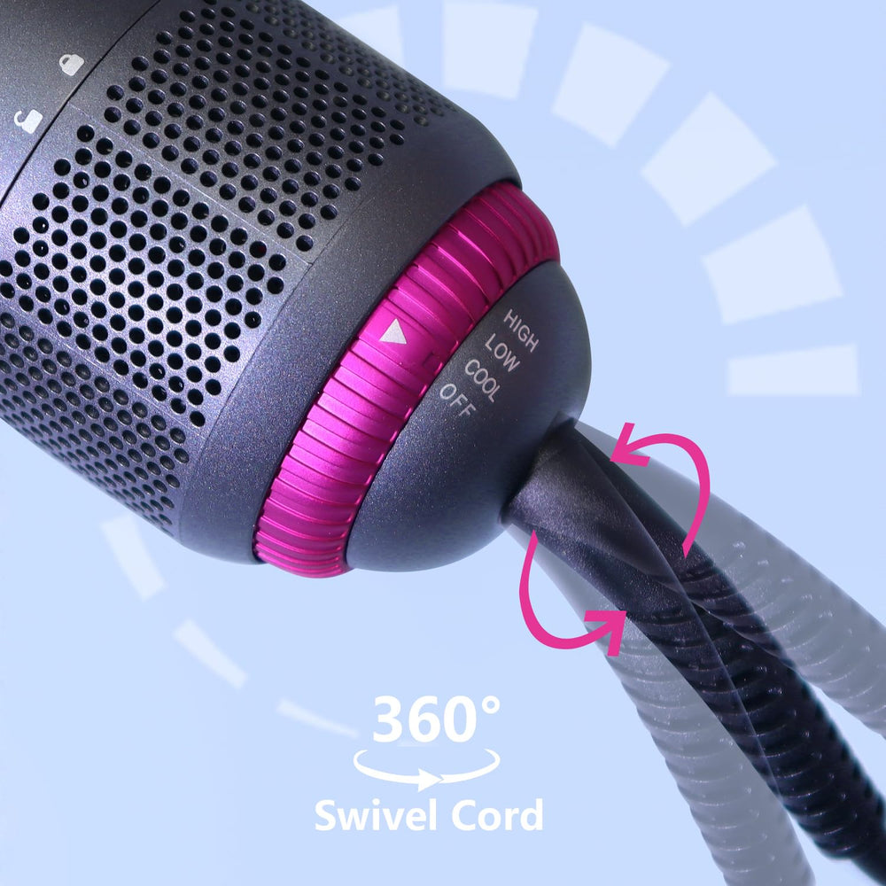 SPPZCUR 200-million negative ions help reduce frizz and boost shine during use