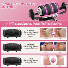 Spriak device in use on feet during a comfortable at-home pedicure.