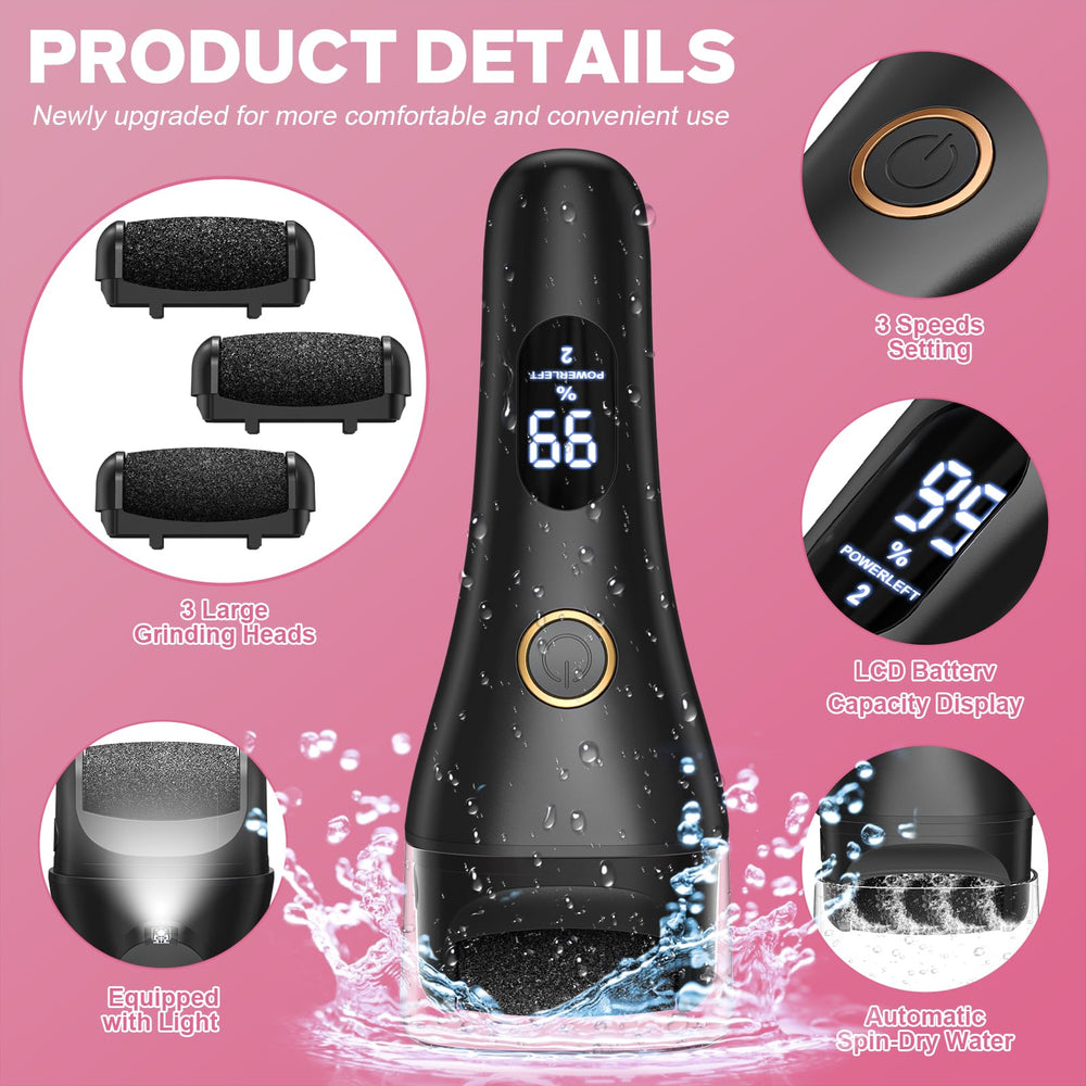 Spriak USB charging cable included for quick, convenient recharging.