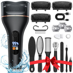 Spriak electric callus remover front view for easy at-home foot care.