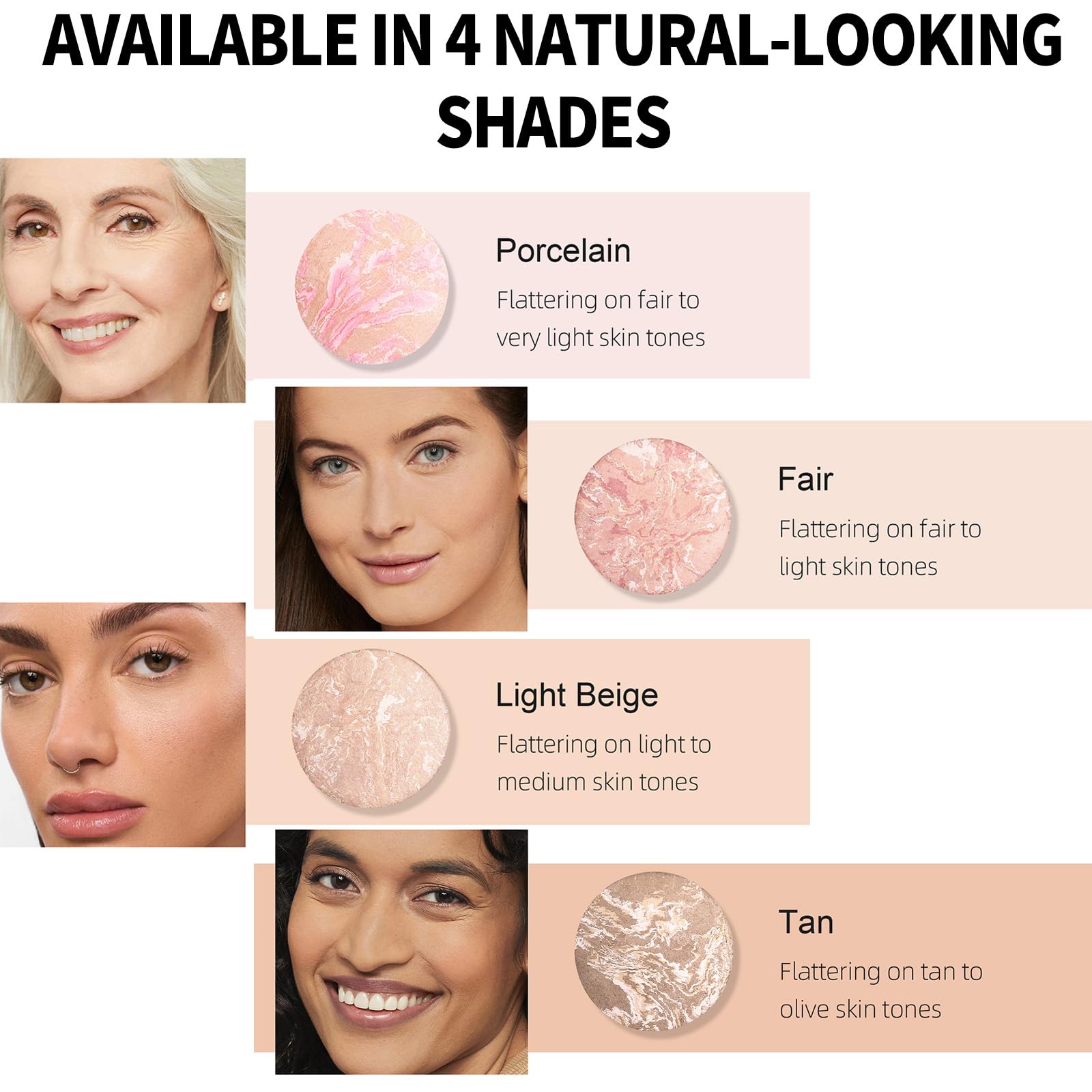 SPRINGSKY Baked Luminous Powder oil-control finish on skin